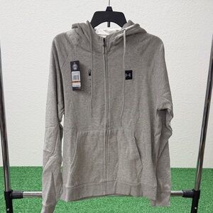 Under Armour Light Gray full zip Hoodie